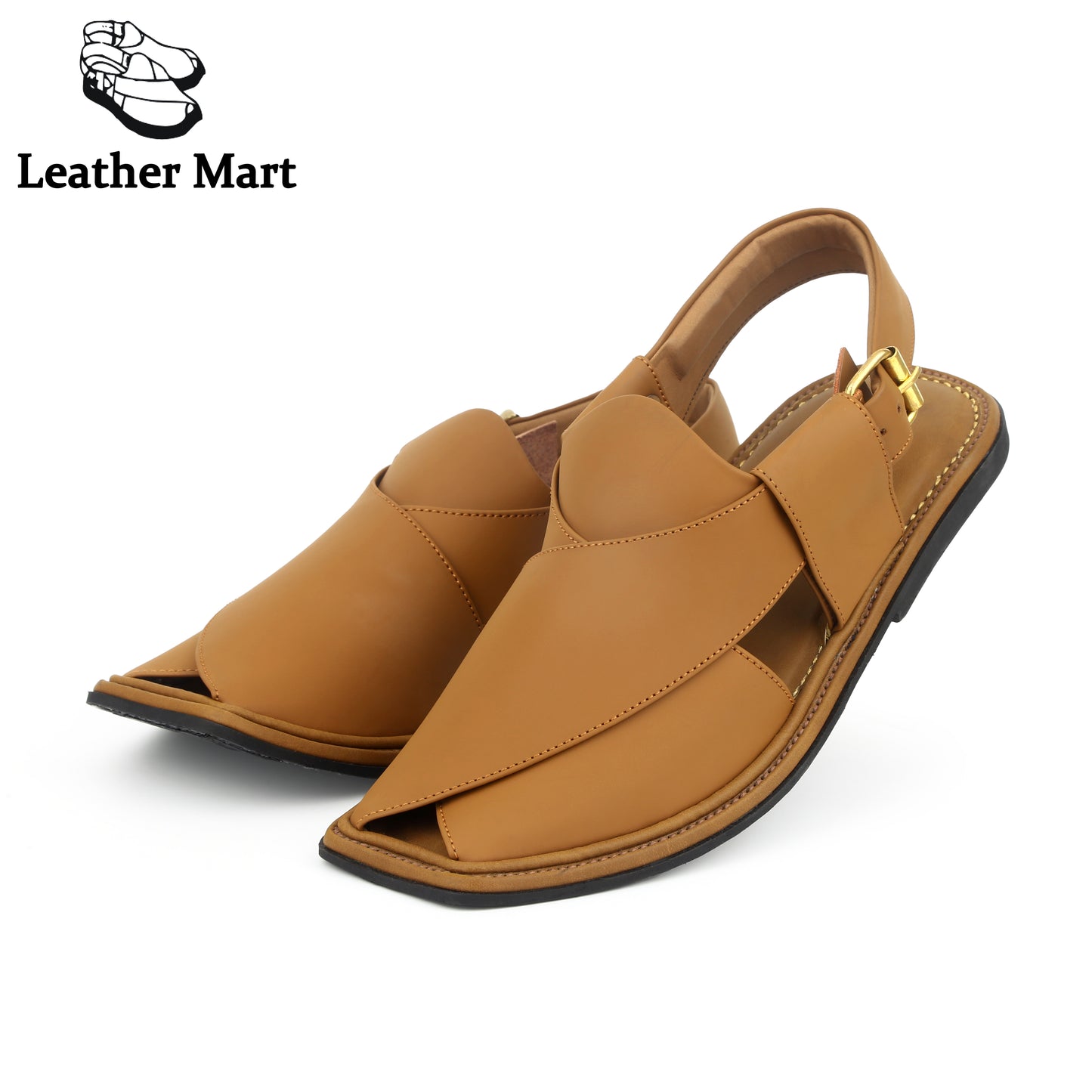 LEATHER MART SMART ZALMI CAMEL BROWN