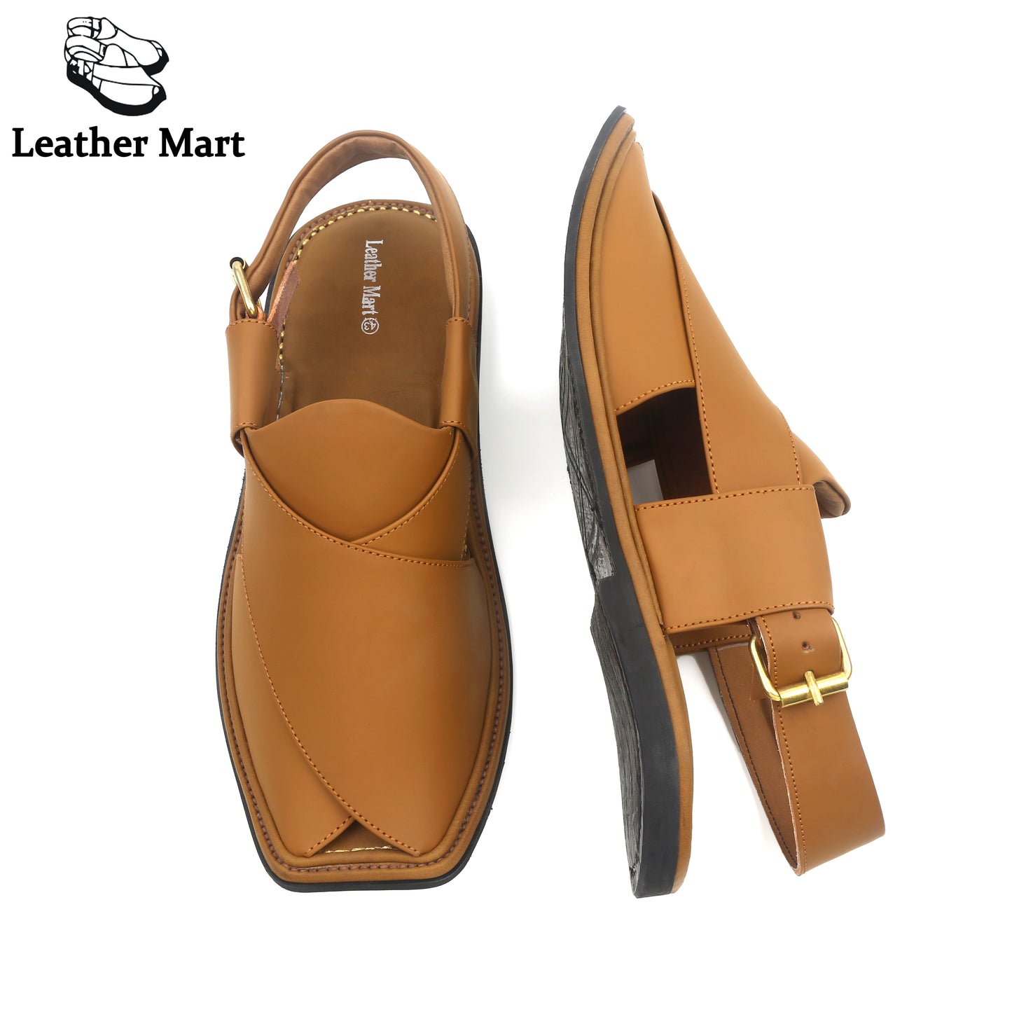 LEATHER MART SMART ZALMI CAMEL BROWN