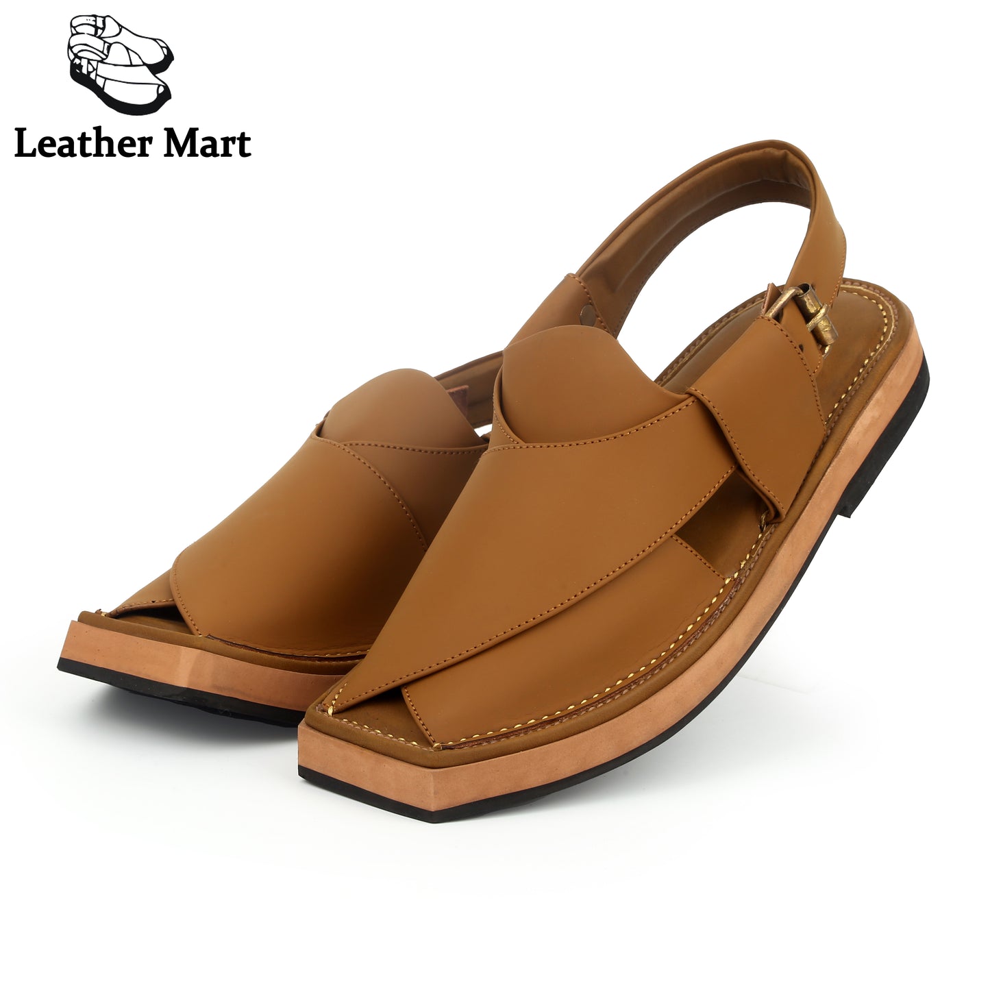 LEATHER MART KAPTAAN CAMEL BROWN