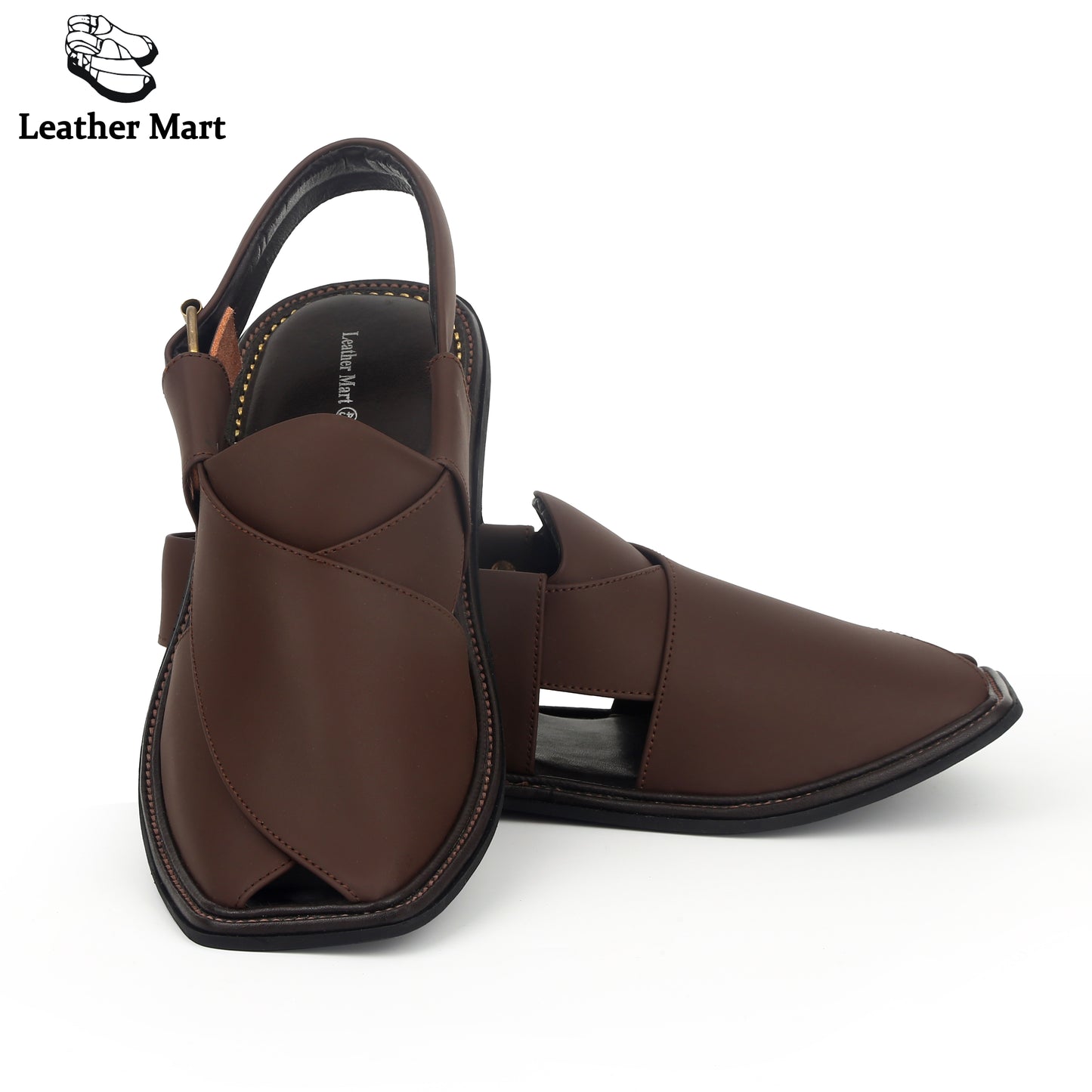 LEATHER MART SMART ZALMI DARK BROWN