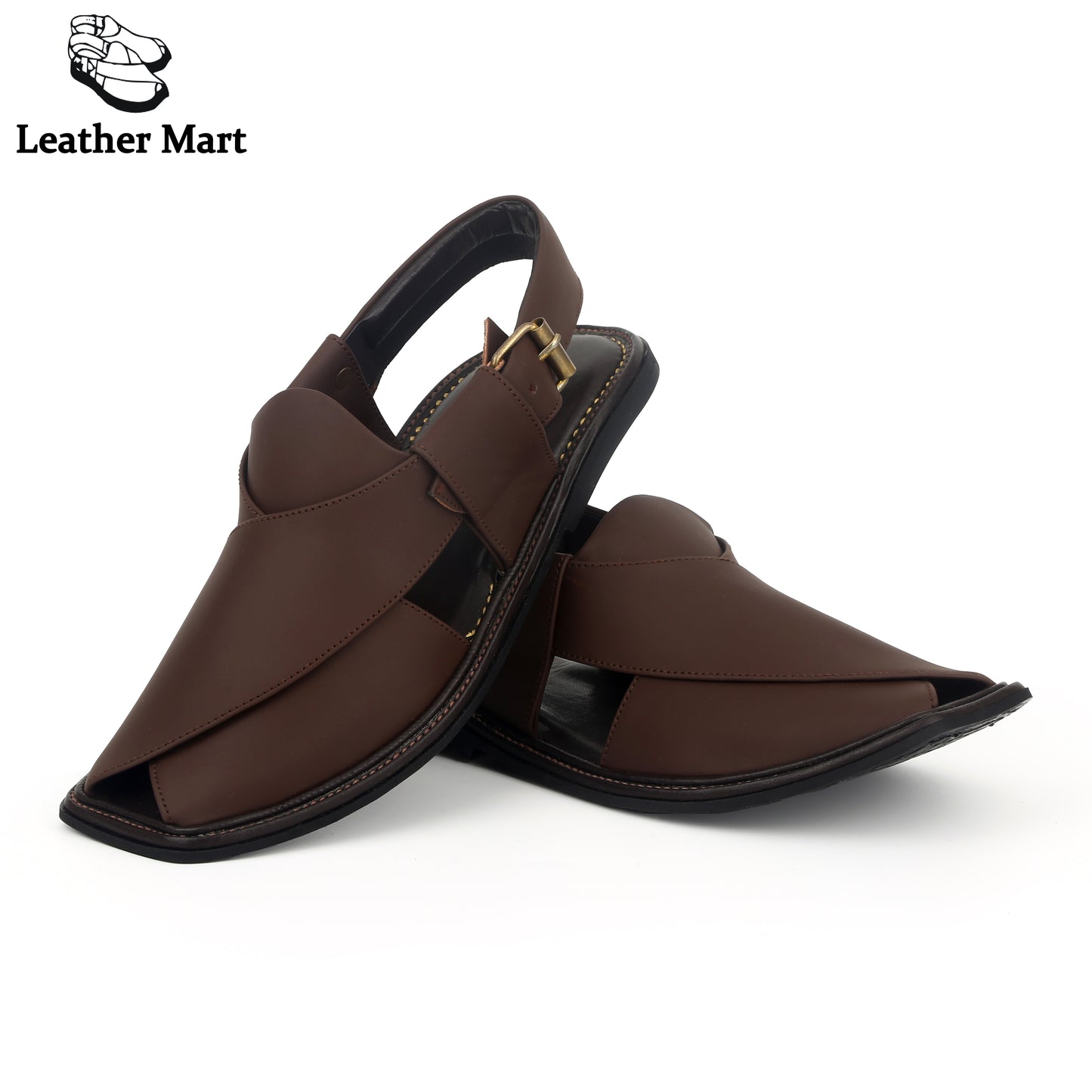 LEATHER MART SMART ZALMI DARK BROWN