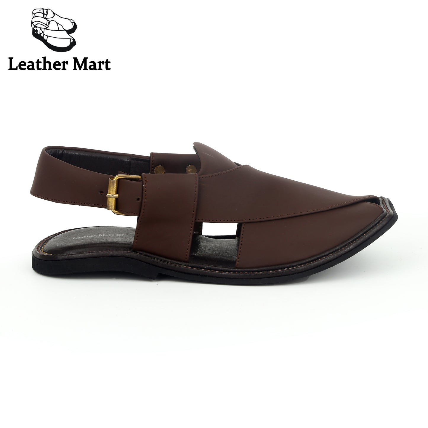 LEATHER MART SMART ZALMI DARK BROWN