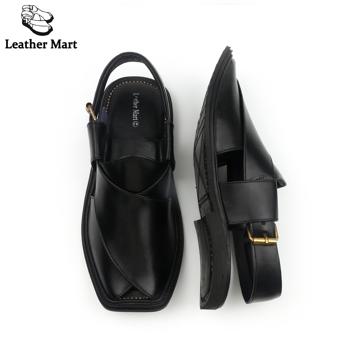 LEATHER MART SMART ZALMI  BLACK SHINE