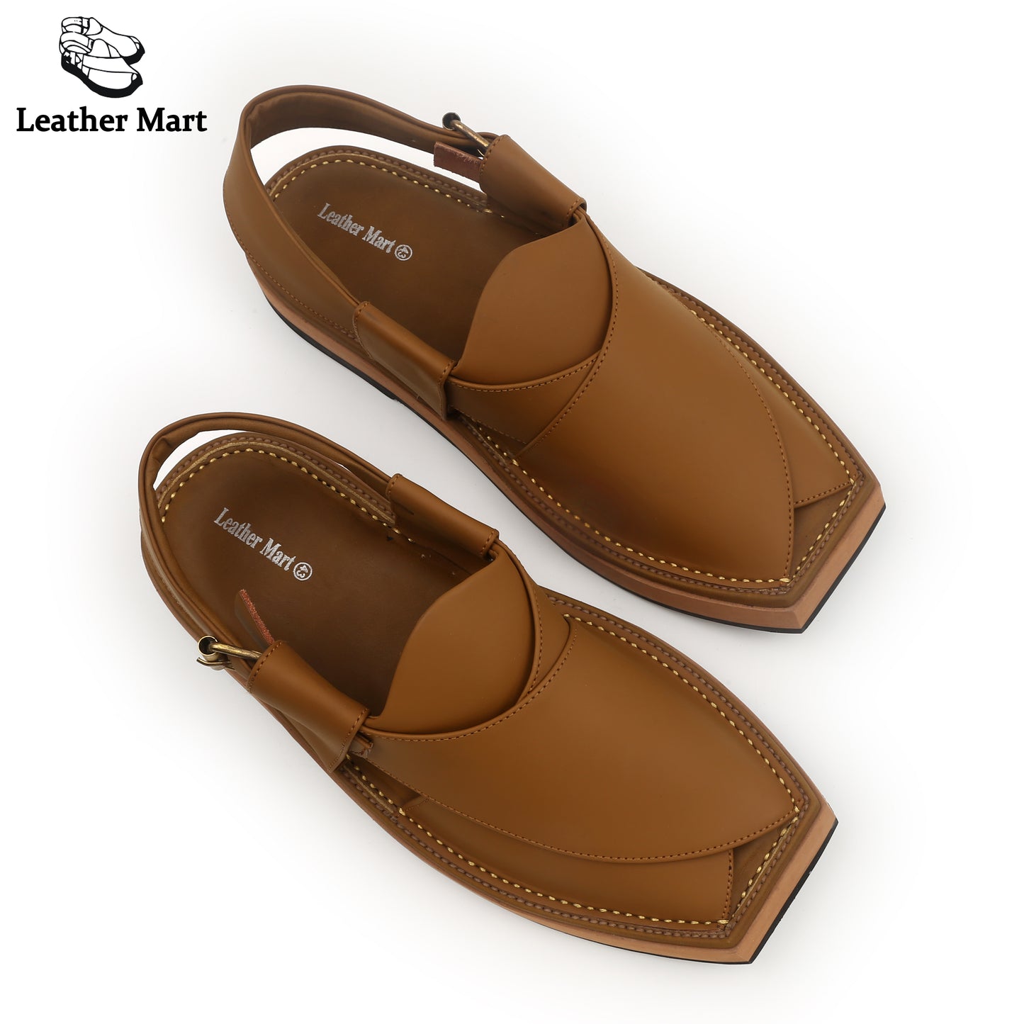 LEATHER MART KAPTAAN CAMEL BROWN