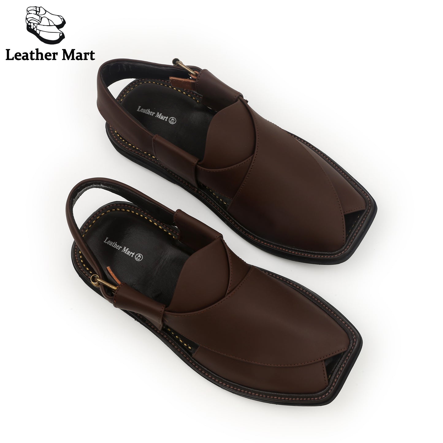 LEATHER MART SMART ZALMI DARK BROWN