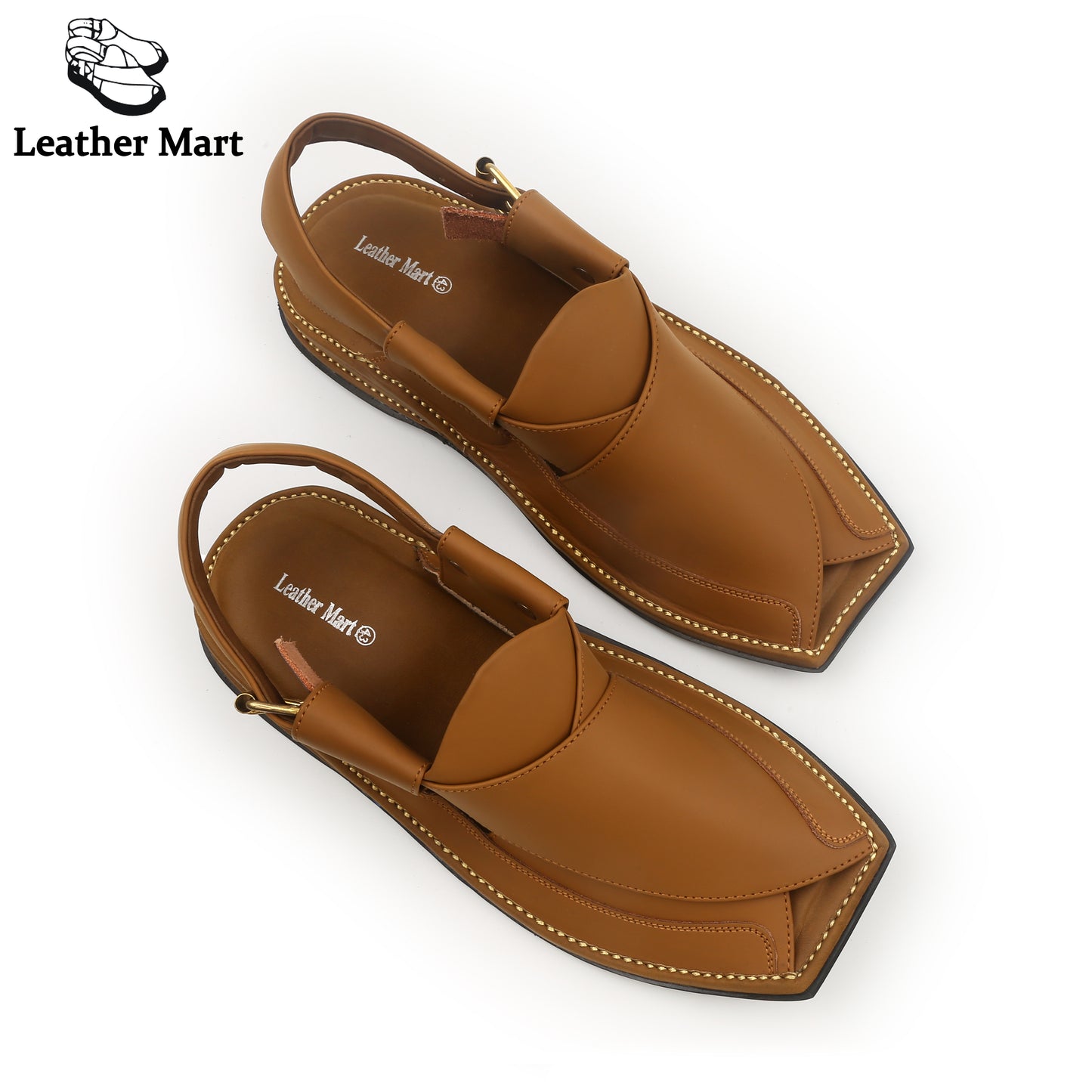 LEATHER MART PESHAWAR ZALMI CAMEL BROWN