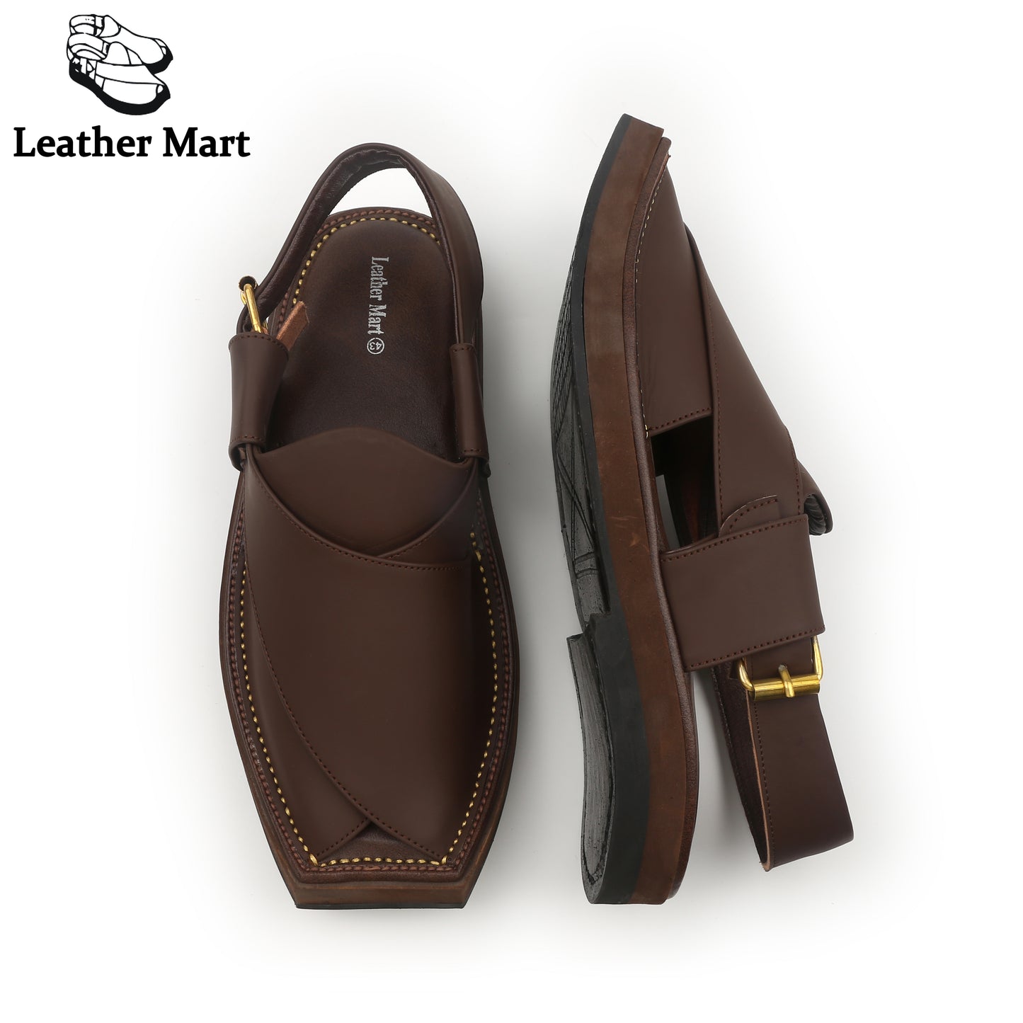 LEATHER MART KAPTAAN DARK BROWN