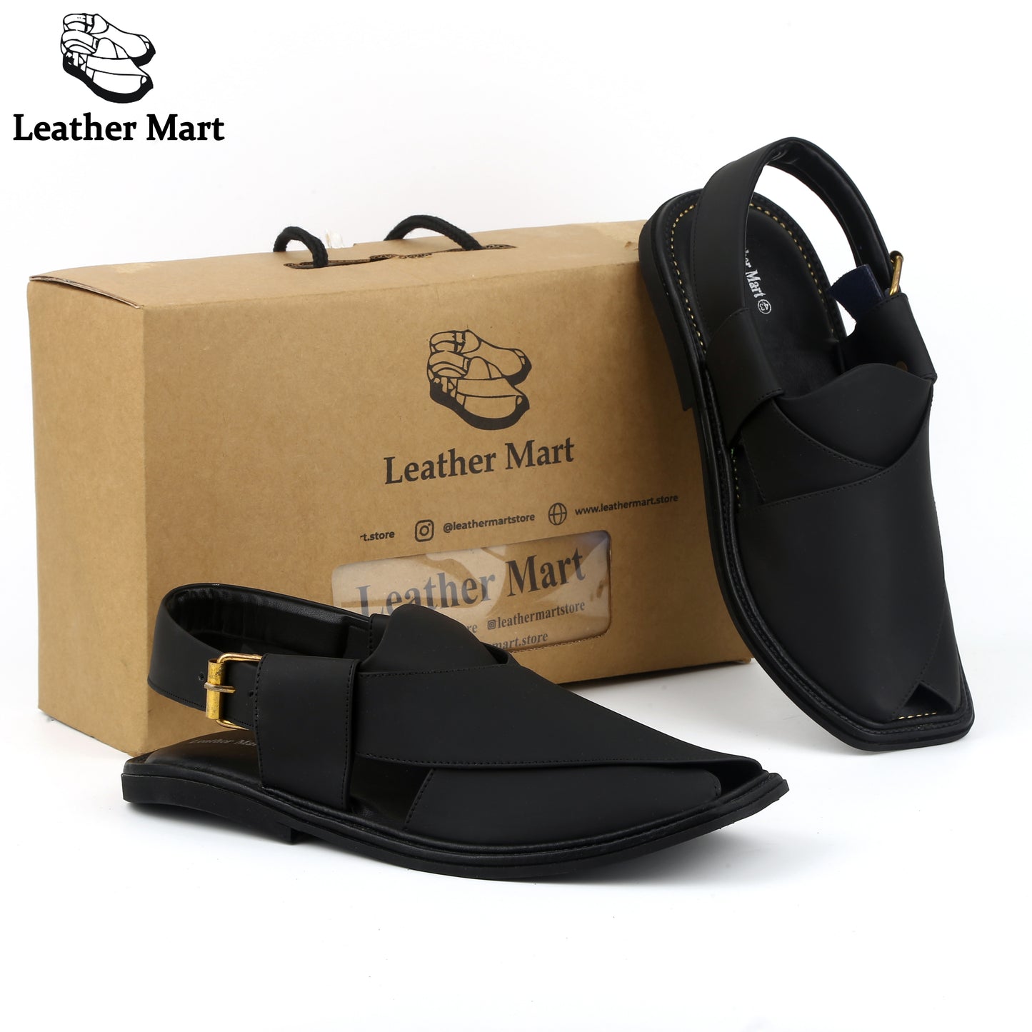 LEATHER MART SMART ZALMI MATE BLACK