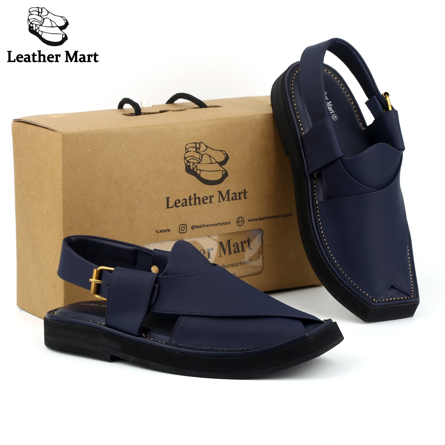 LEATHER MART KAPTAAN MATE BLUE